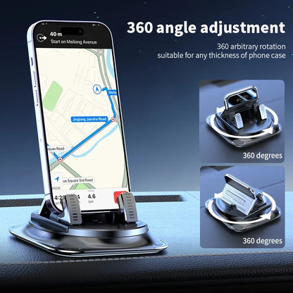 Universal Car Phone Mount Anti-Slip Pad Dashboard Navigation Holder Support Bracket 360 Degree Rotation Stand Car Accessories